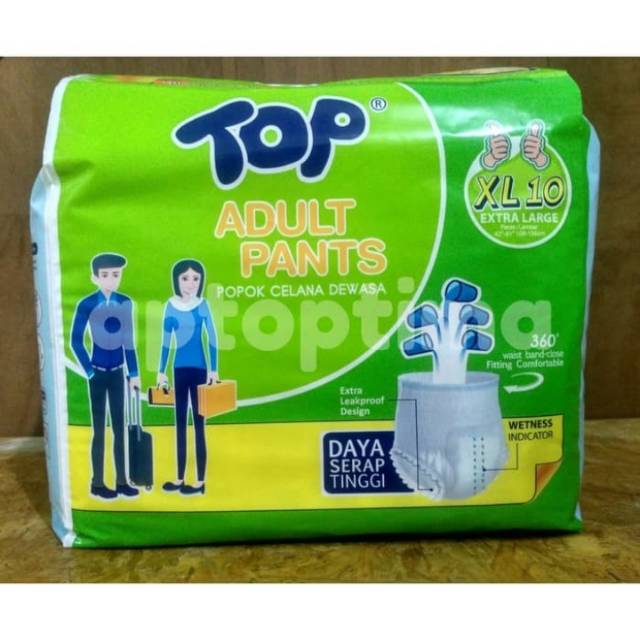 Pampers Celana Dewasa TOP size XL isi 10 pcs