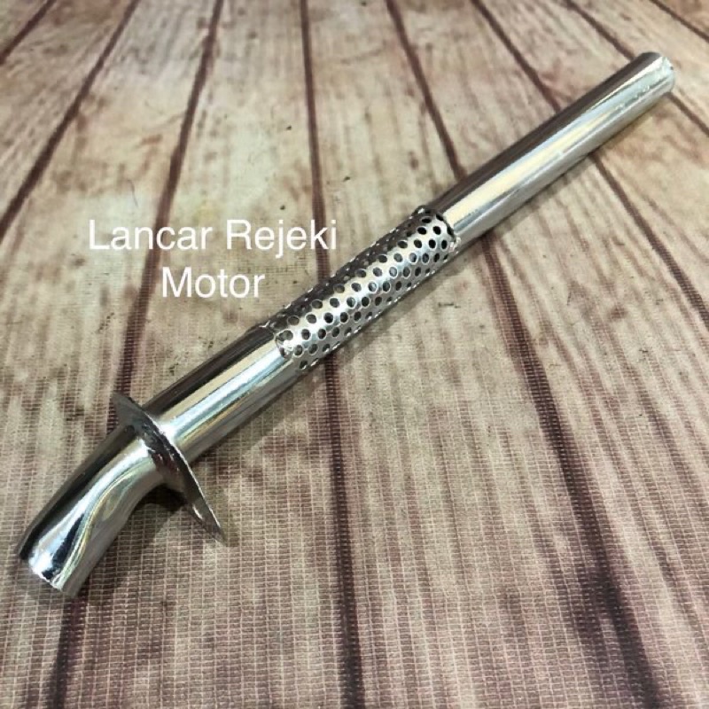 Pipa Sarangan Saringan Knalpot Chrome Suzuki Tornado GS & Crystal Tune