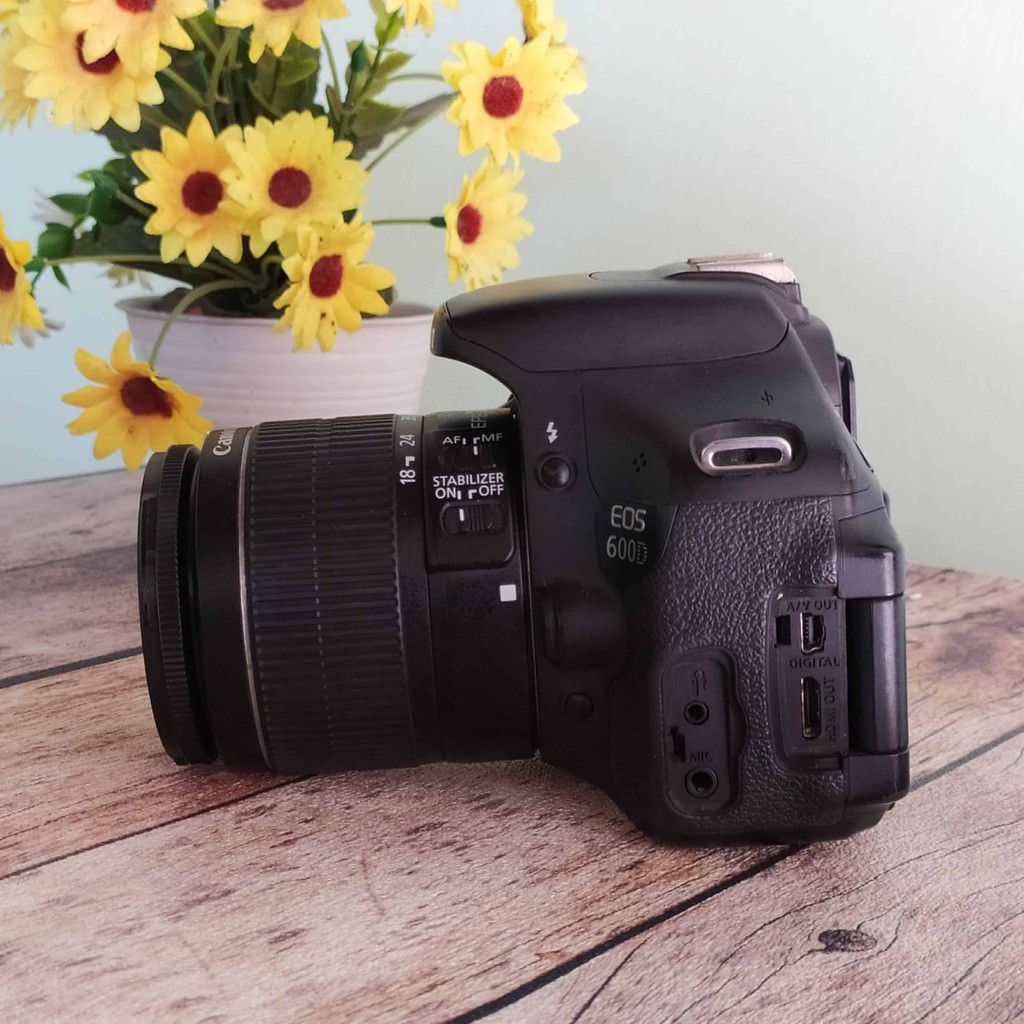 KAMERA DSLR CANON EOS 600D KIT 18-55 SECOND MULUS PALING MURAH LAYAR FLIP - LENGKAP - FULL EFEK-1