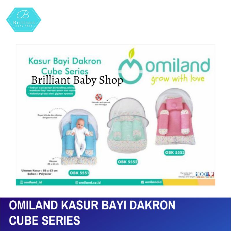 OMILAND KASUR BAYI DACRON CUBE SERIES