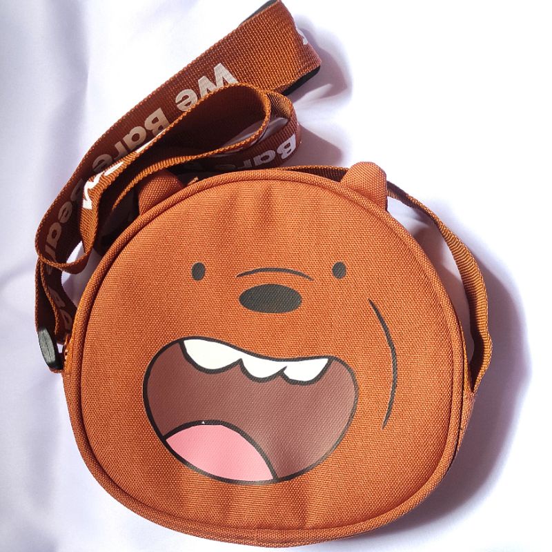 Tas Slingbag Miniso We Bare Bears Tas Preloved
