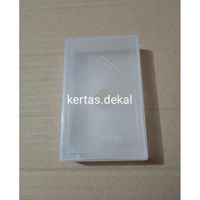 

Box kartu nama plastik kotak name card holder boks tempat kartu nama visiting card souvernir undangan berlian anti pecah bandung Bali Jakarta bekasi Balikpapan jogja Palembang medan