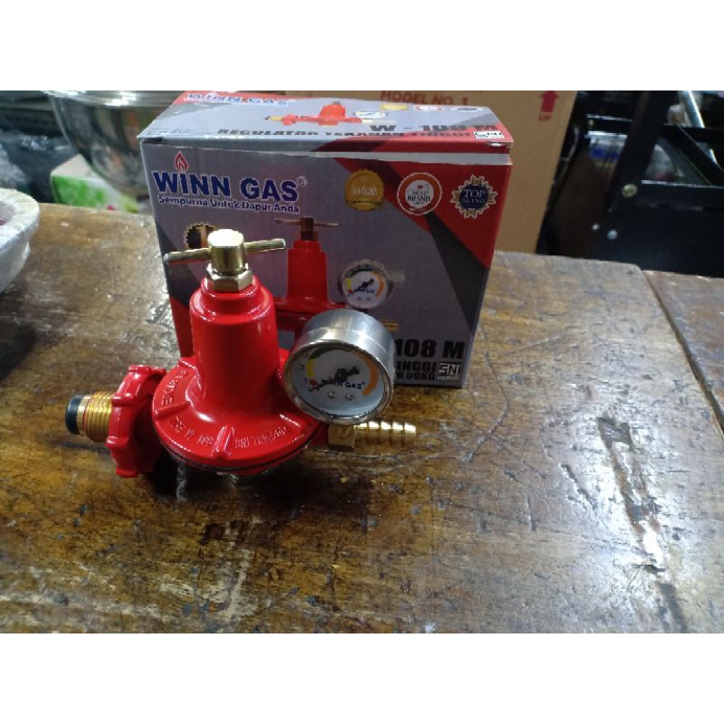 REGULATOR GAS 50KG MERK WIN GAS METER
