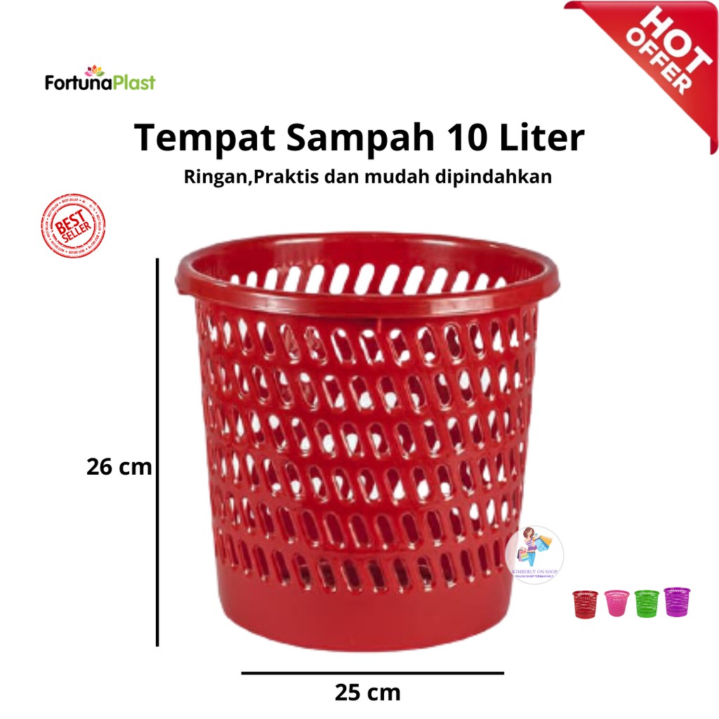 Tempat Sampah / Keranjang 10 Liter - Happy Panda