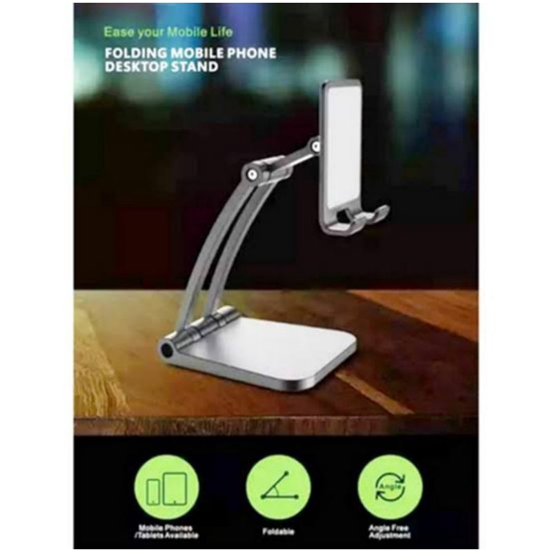 PHONE HOLDER Q009 LIPAT FOLDABLE/HOLDER PHONE Q-009 STAND UNIVERSAL FOLDING