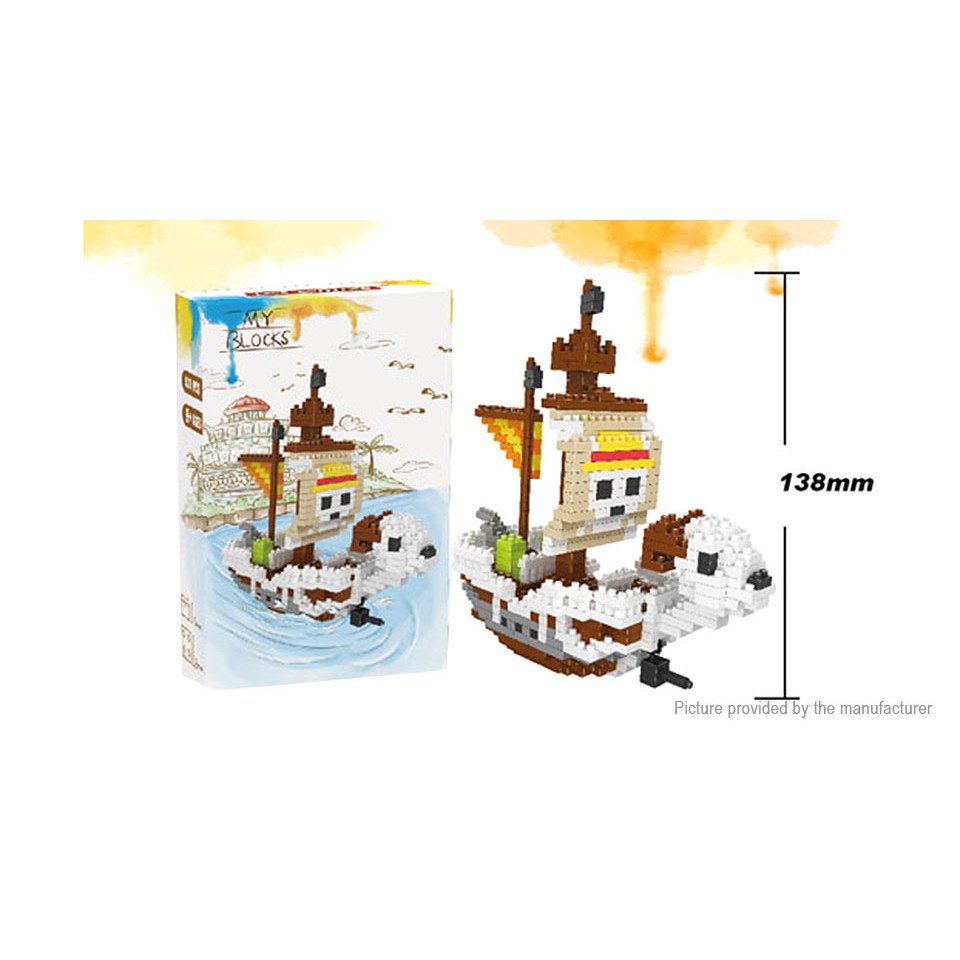 LEGO Nanoblock LELE BROTHER 6282 Kapal One Piece Going Merry