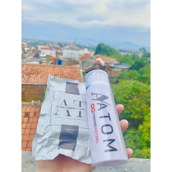 atom paket 1 gel 110g dan 1 soap