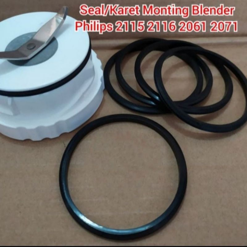 SEAL KARET MOUNTING GELAS MILL Bumbu BLENDER PHILIPS HR 2061/ HR 2071 / HR 2115 / HR 2116