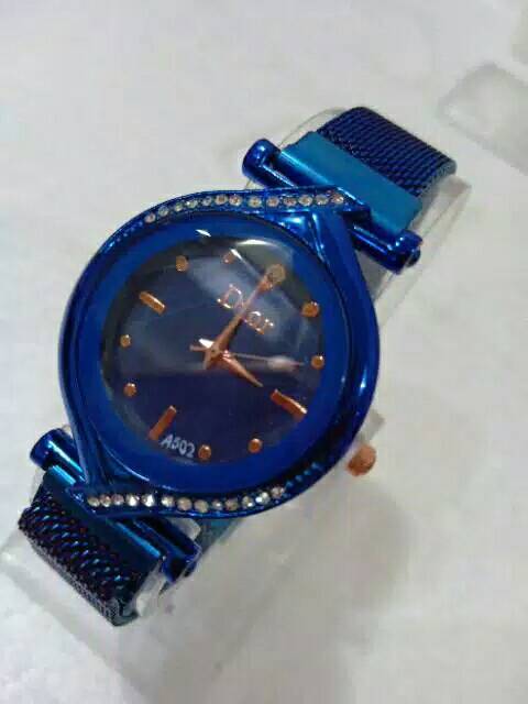 Terima Cod)JAm Tangan Wanita Oval Magnet (Terima Cod)