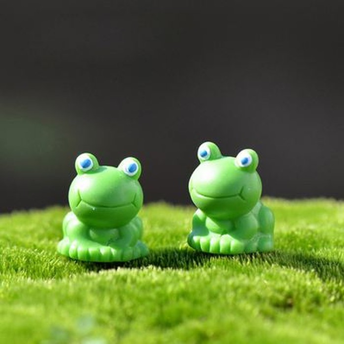 Miniatures - Terrariums - Fairy Garden - Animal_Green Frog (1pc)