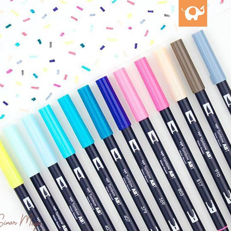 

P0K Tombow Dua Brush Pen ABT New Color / Spidol double tip Model Terkini