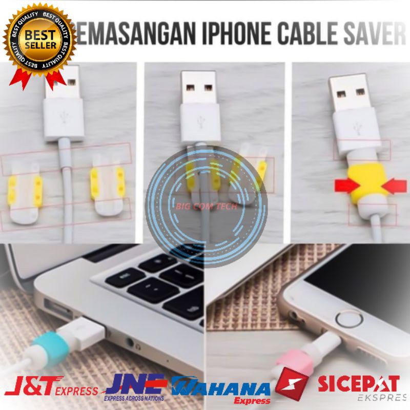 Pelindung Kabel Data iPhone / Cable Data iPhone Protector