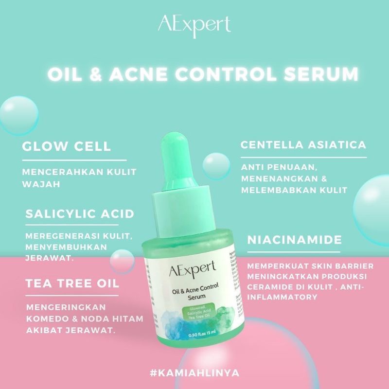 SIAP KIRIM SERUM AEXPERT BY DR EKLES ASH -SERUM ACTIVE GLOW BOOSTER - SERUM OIL&amp; ACNE CONTROL