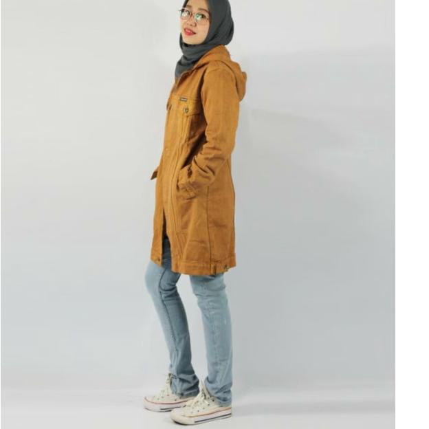 JiN♬ JAKET LEVIS CEWEK RAWIS PANJANG ORIGINAL BRUTALIST JAKET MUSLIMAH JAKET LEVIS WANITA JAKET HIJA