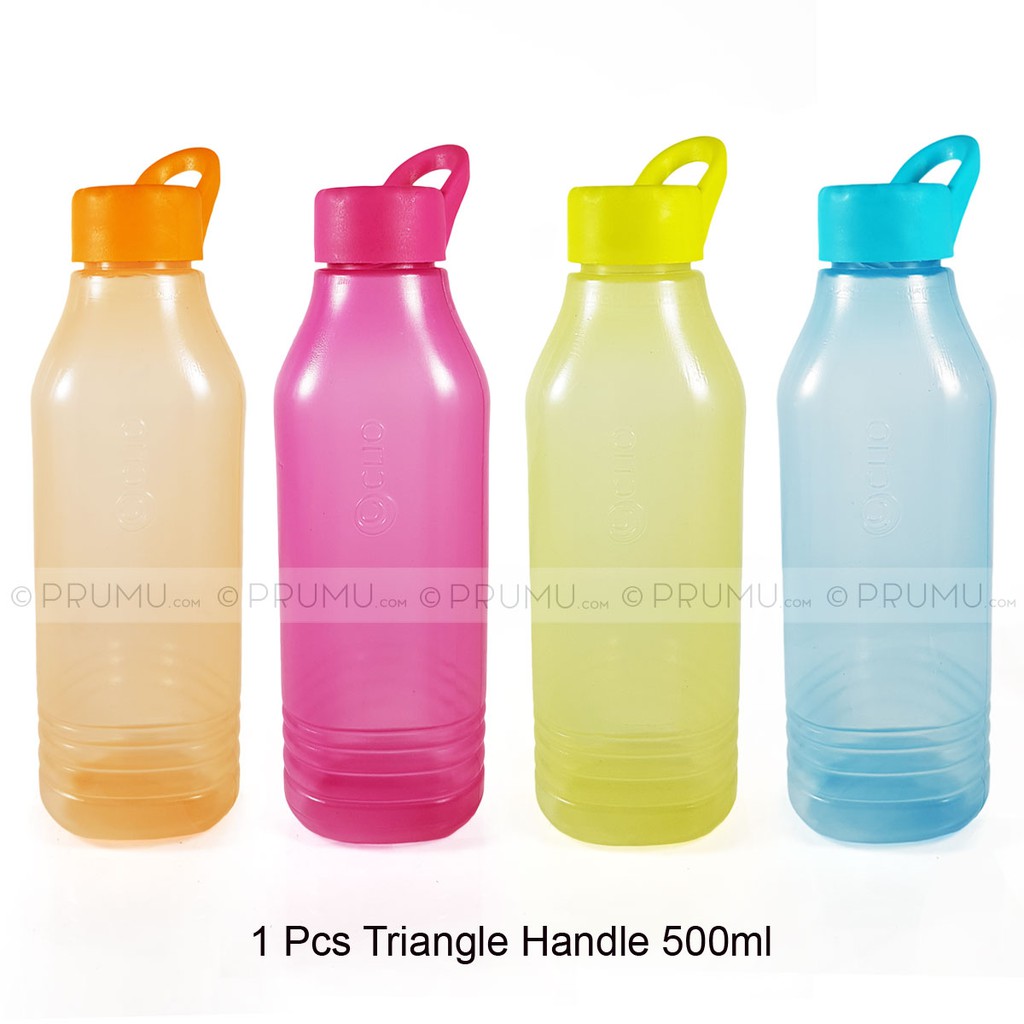 Evo 500 ml Triangle Handle (segitiga) - Botol Minum Plastik - Botol Minum Anak - Souvenir Ultah