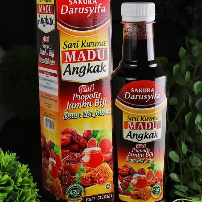 

SARI KURMA MADU ANGKAK DARUSYIFA Plus Propolis Jambu Biji Daun Ubi