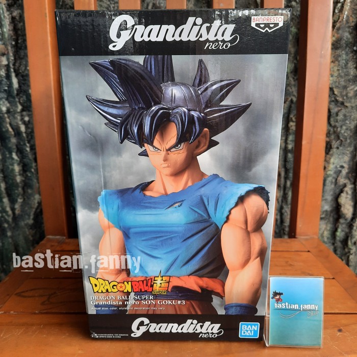 Action Figure Dragon Ball Grandista Nero Goku UI Ultra Instinct Sign