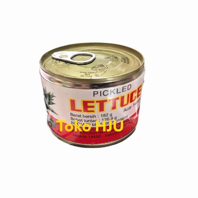 

Caisim kaleng pickled lettuce acar selada