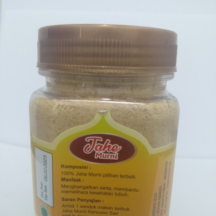 

TRADISIONALMINUMAN- JAHE MURNI KENCONO SARI ORGANIK 100 GRAM -MINUMAN-TRADISIONAL.