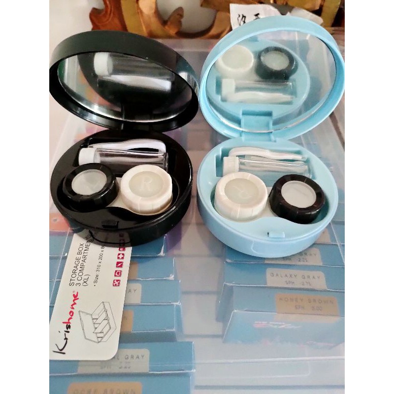 Travelkit/Tempat Softlens kaca lengkap / softlens Murah