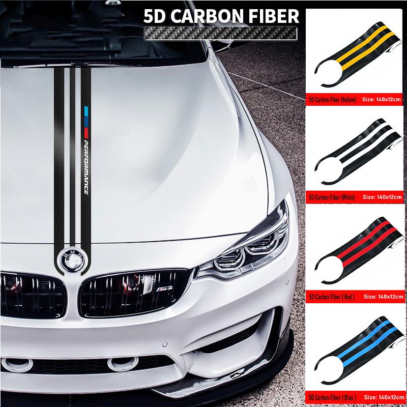 Stiker Carbon Fiber 5D Untuk BMW E46 E60 E39 E90 F10 F30 G20 G30 E84 F48 F15 F25 G01