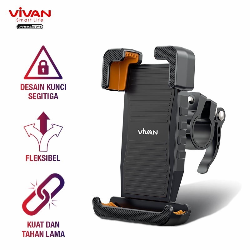 NEW Vivan VMH01 Motorcycle / Bicycle Handle Universal PHONE Holder 4.0-6.5 inch
