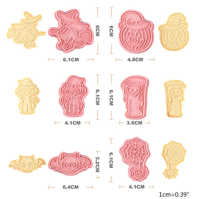 Zzz 3pcs / Set Cetakan Pemotong Fondant / Cokelat / Kue Tema Halloween