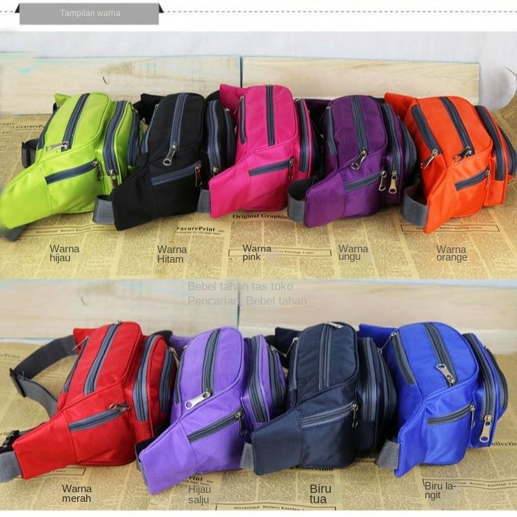 Waistbag pria gaul / Tas Selempang outdoor / tas pinggang pria