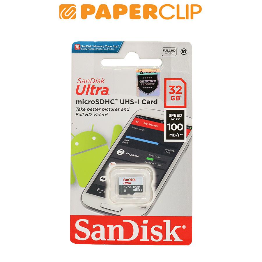 SANDISK MICROSD 32GB C10 100MB