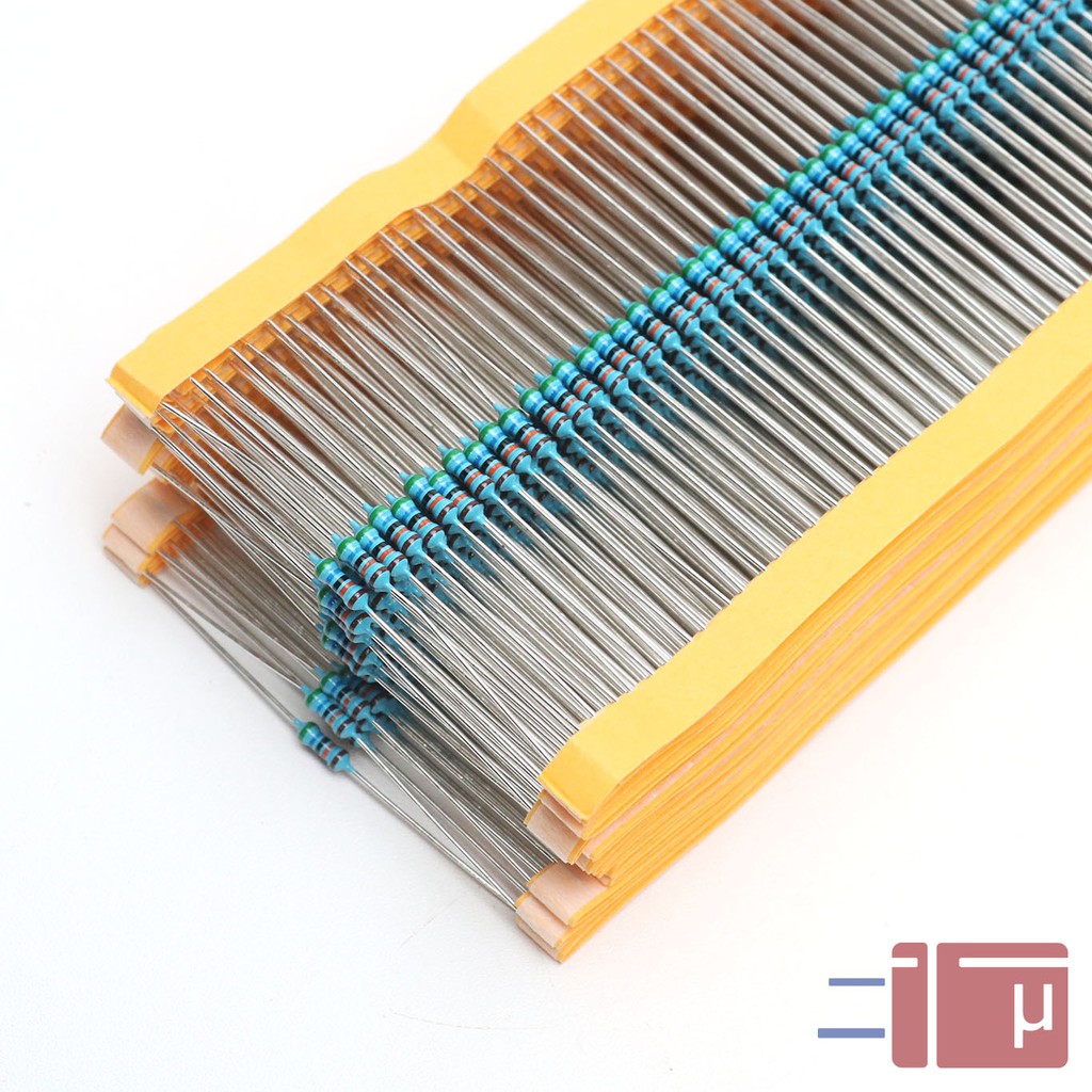 x10 Resistor 560K 1/4W Metal Film 1% Taiwan Kaki Tembaga