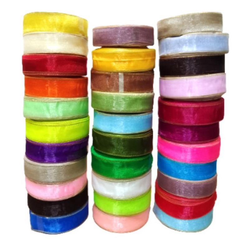 

Pita Organdi 3/4" Pinggir Mas 20yards