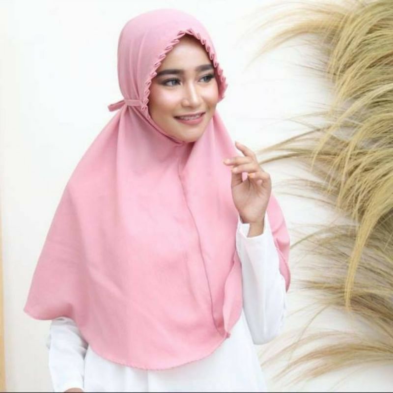 BERGO SARAH LIPIT HIJAB MARYAM-LIPIT dusty
