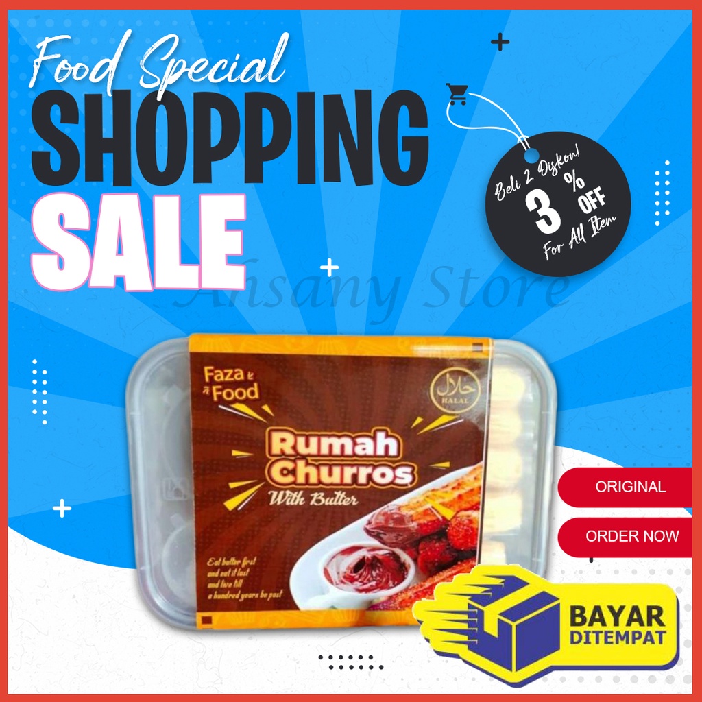 Churros Frozen Food Makanan Beku Murah Lainnya