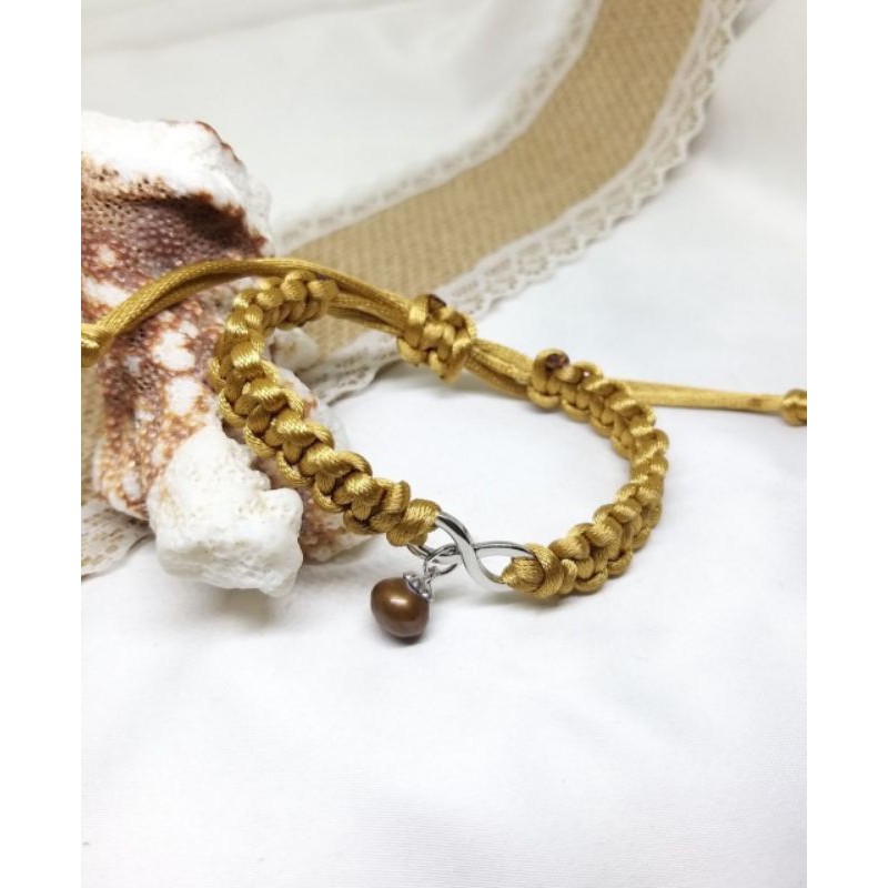 |HADIAH| GELANG TALI MUTIARA LOMBOK ASLI