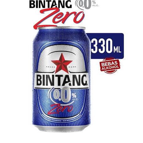 

BINTANG ZERO 0% SOFT DRINK CAN 330 ML (1 KARTON ISI 24 CAN)