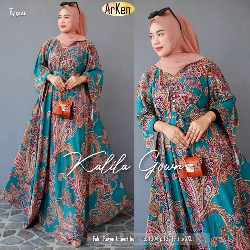 [original] KALILA GOWN • Rayon -Arken-