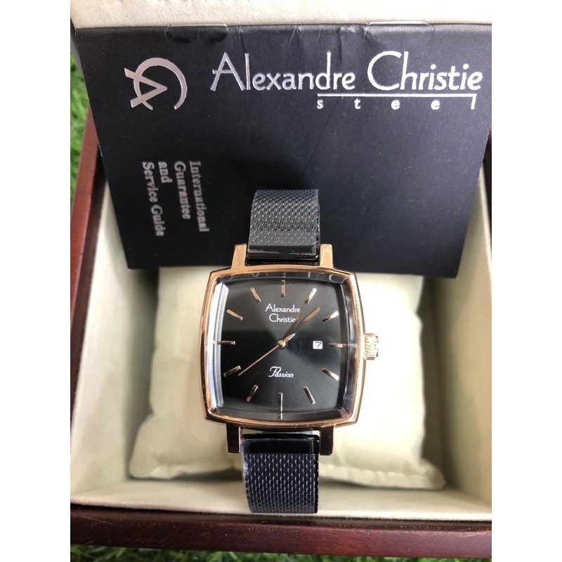 alexandre christie 2849ld hitam rosgold wanita