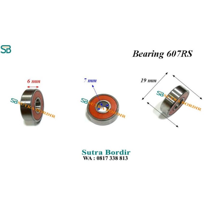 Bearing 607 Rs Bearing 607Rs Bearing Industri 607Rs Ball Bearing 607Rs #98