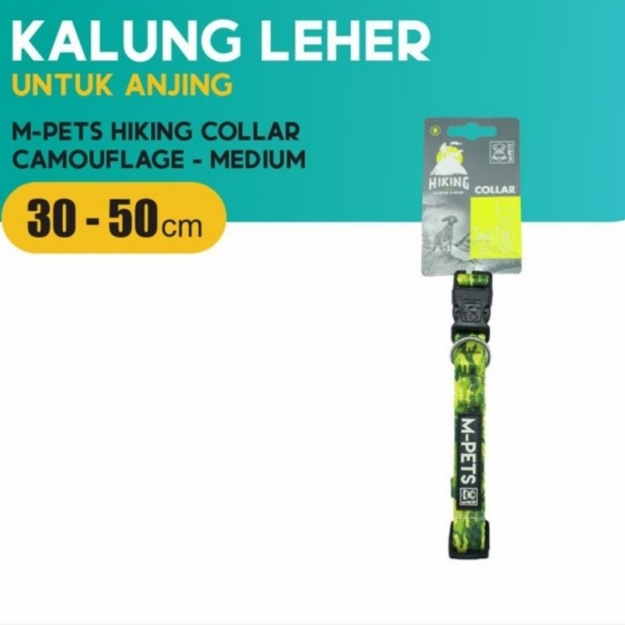 Kalung Anjing M-Pets Hiking Soft Collar - Medium 30-50cm Dog Collar