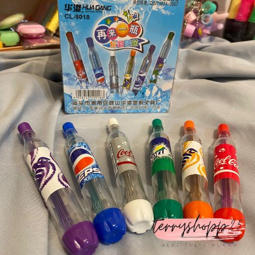 

Refil Pensil Bentuk Minuman Soda Gembira Cola Sprit Fanta Pepsi Murah