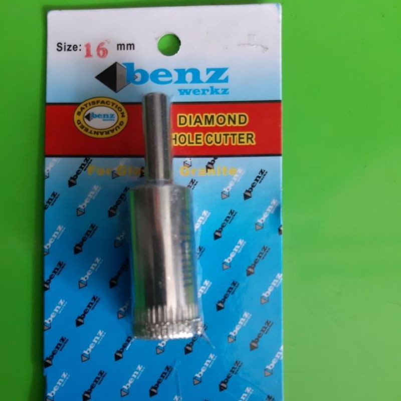 mata hole cutter benz ( mata bor kaca, granit, marmer ) 16mm