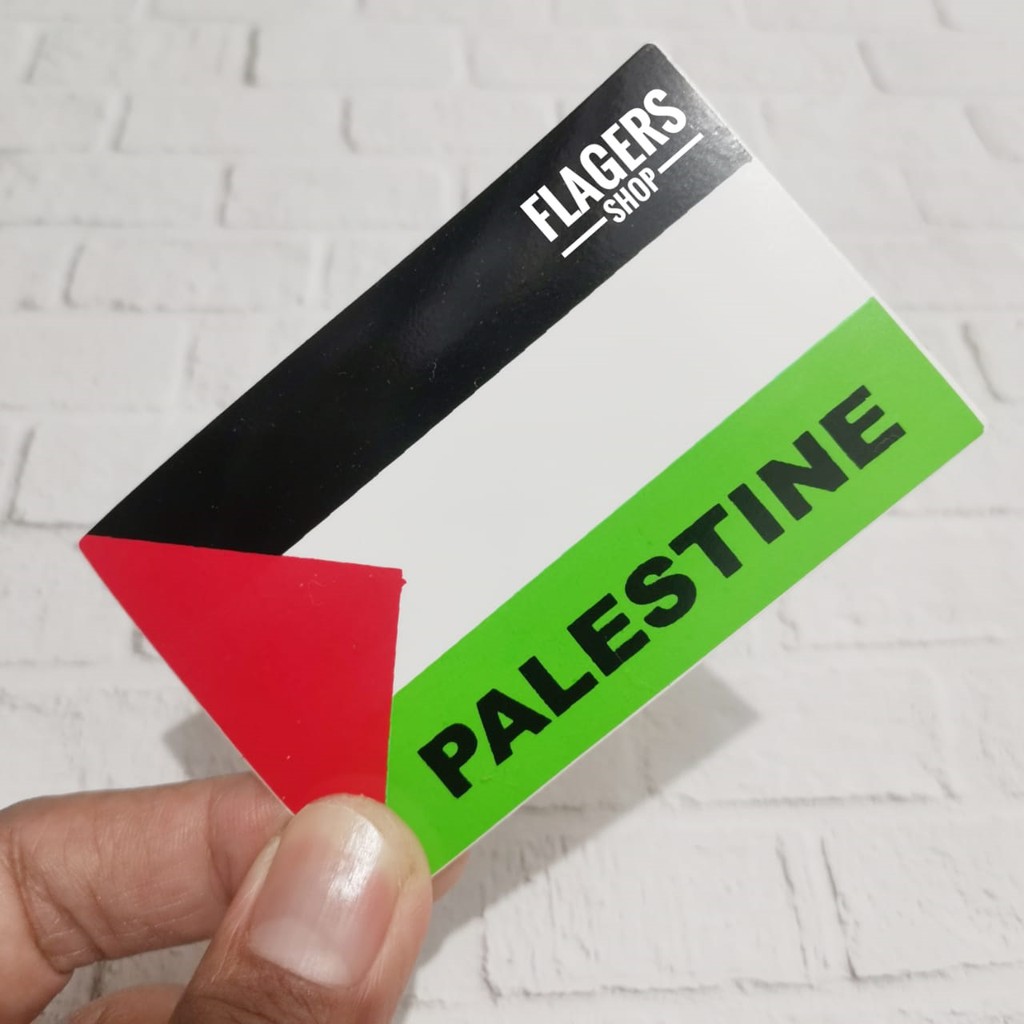 Stiker Palestina / Palestine / Stiker Bendera Negara / Flag Sticker / Stiker Mobil Motor