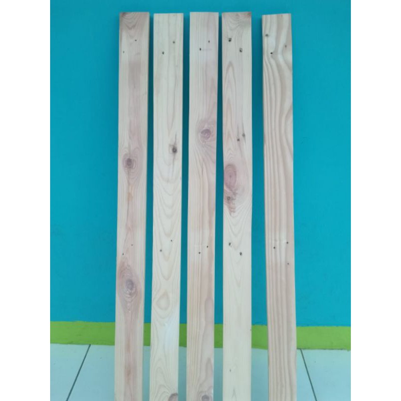 Kayu Papan Jati Belanda Mulus Halus 7x80