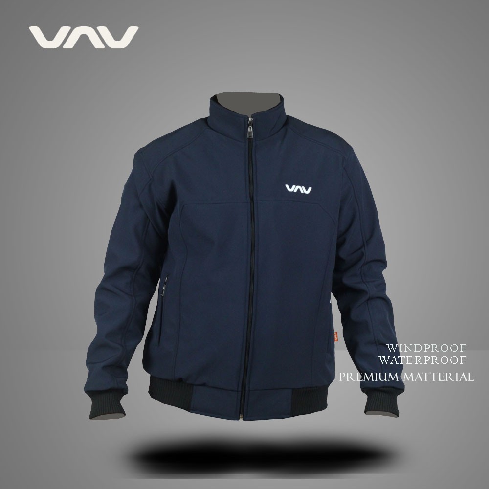 Jacket Motor Pria Waterproof Anti Angin Model VNW2