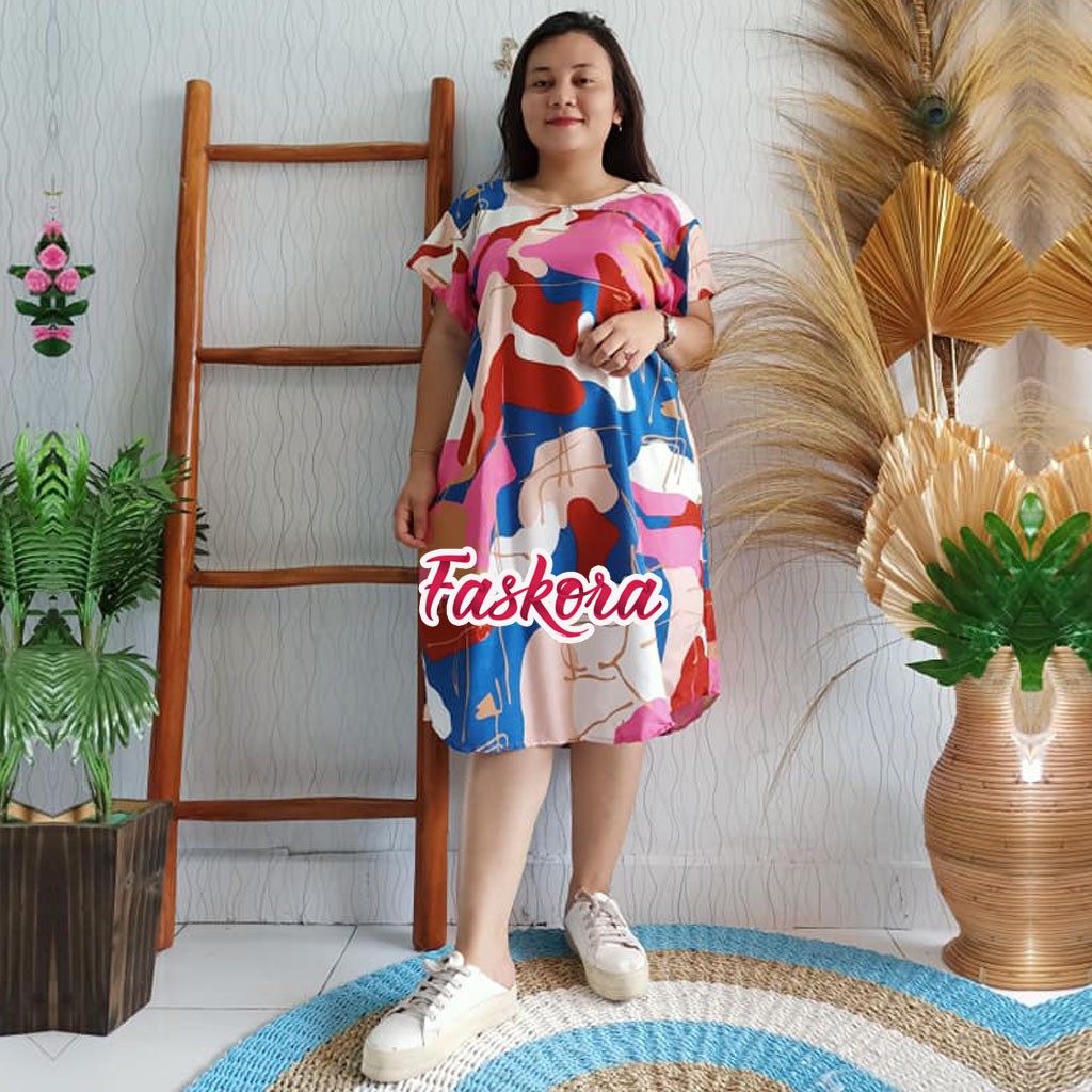 Daster Jumbo Kekinian ld 120 Air / Baju Tidur Wanita Dewasa Jumbo Daster / Daster Jumbo ld 120 Murah