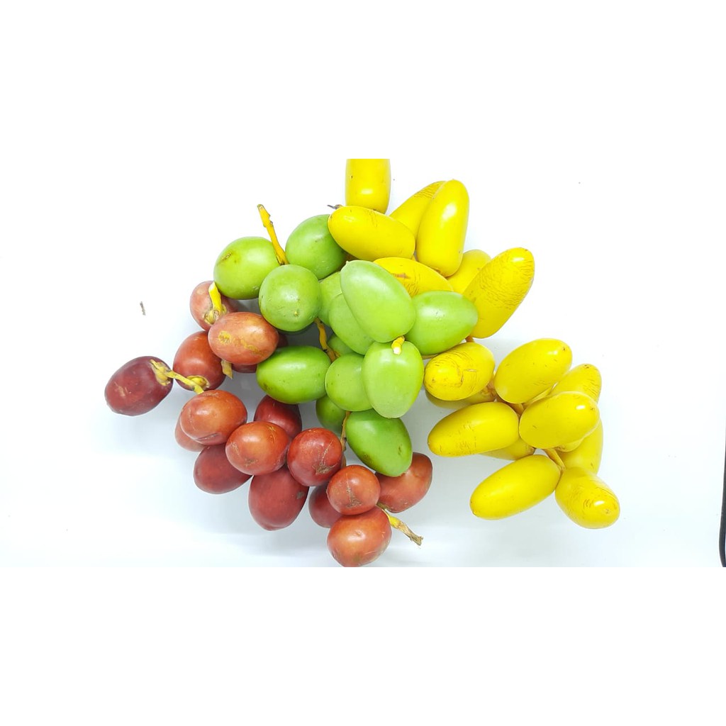 

MEI JUNI 2023 (TIDAK COD) KURMA MUDA MERAH KUNING HIJAU 100GR MEDAN / KURMA MUDA POSITIF HAMIL