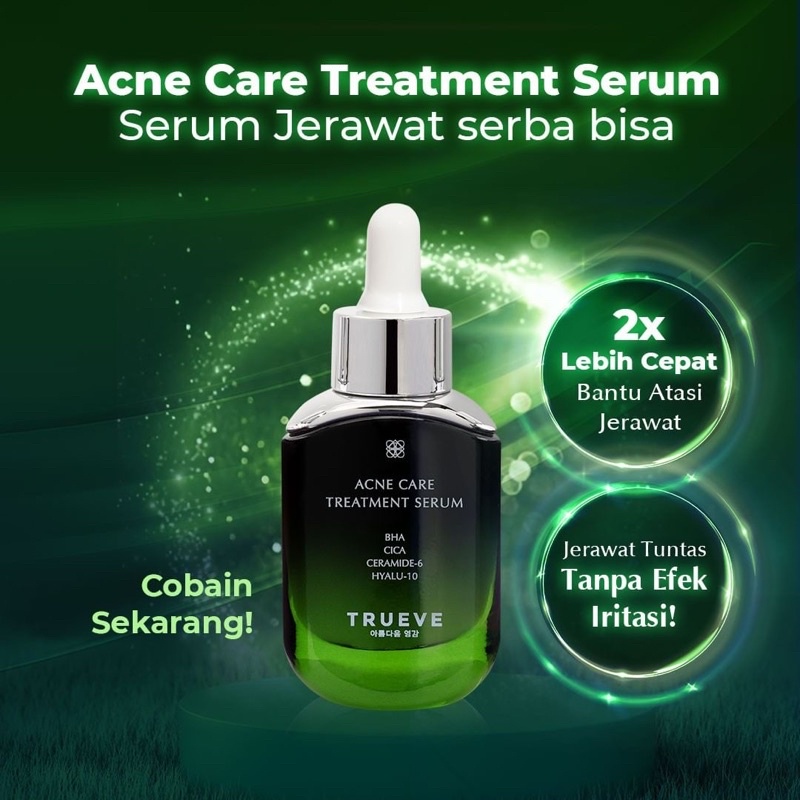 TRUEVE Acne Care Treatment Serum 30 ML (Serum Jerawat, Obat Jerawat, Serum Jerawat dan bekasnya)