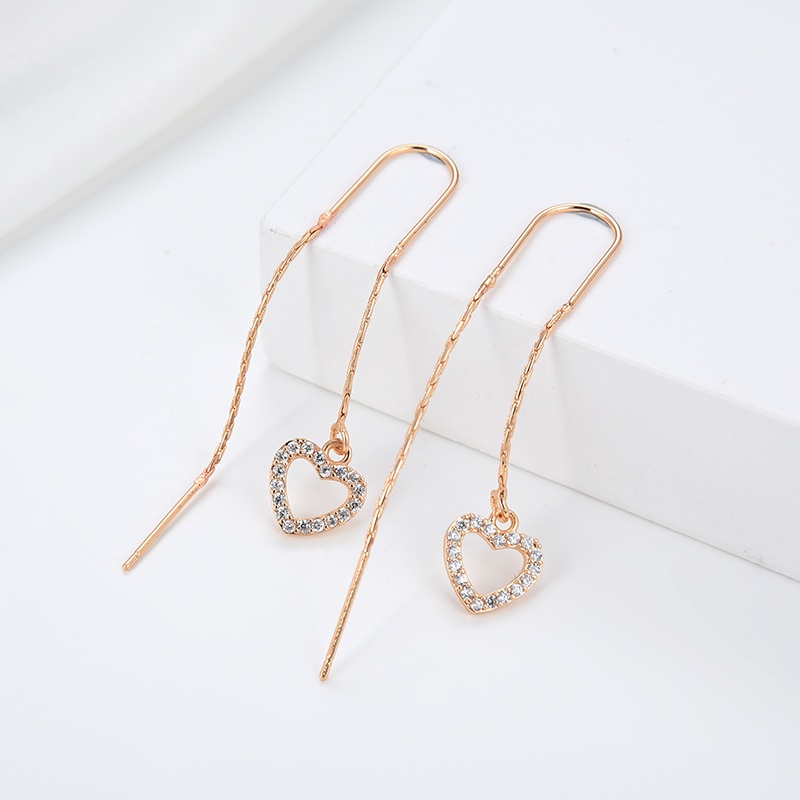 anting titanium wanita emas muda anti karat dewasa tusuk korea asli panjang dan luntur korea style selamanya dewasa 33e