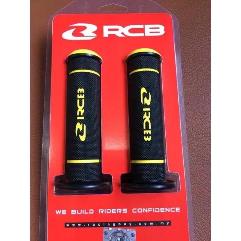 HANDGRIP HANDFAT GRIP RCB / RACING BOY TYPE HG55 ORIGINAL RCB + JALU STANG CHROME BESI UNIVERSAL SEMUA MOTOR