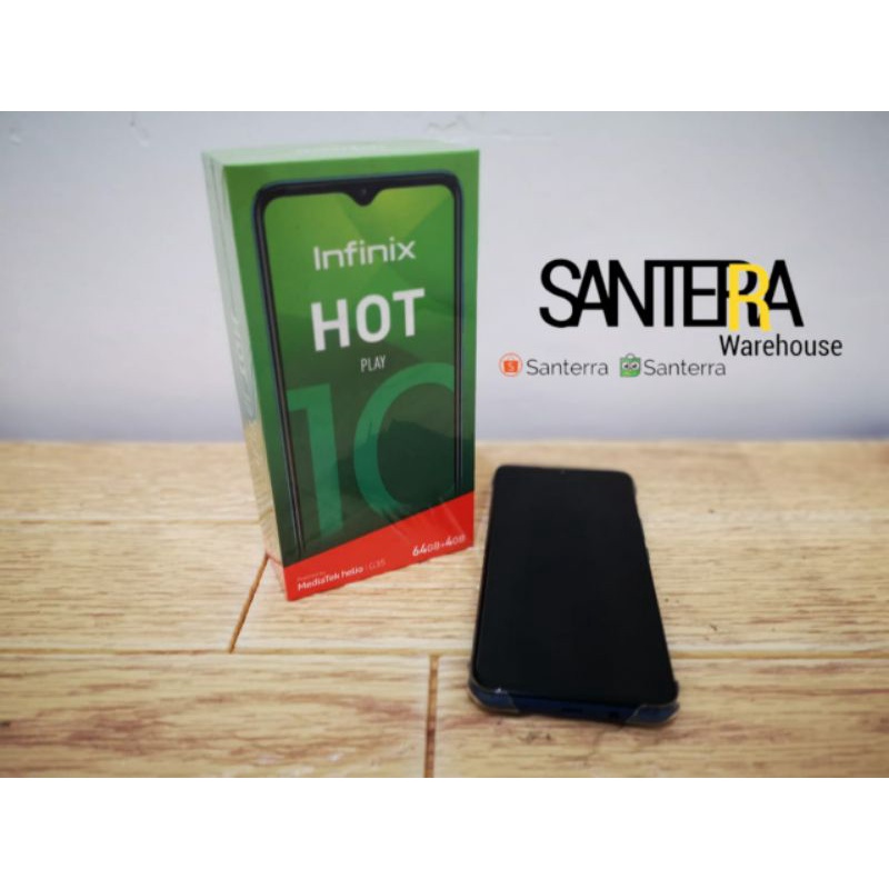INFINIX HOT 10 PLAY RAM 4GB ROM 64 GB ( SECOND)